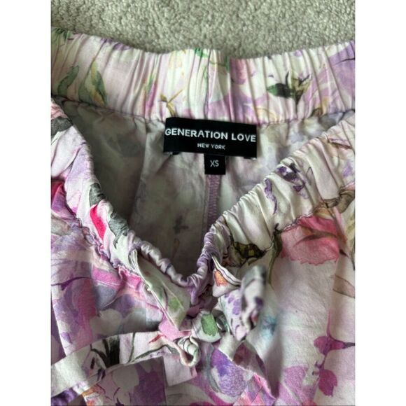 Generation Love floral sleep short, XS A48 $85 - Picture 3 of 6